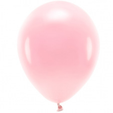 100 Ballons Latex Biodégradable Rose Poudré