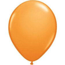 5 Ballons de baudruche Biodégradable Orange 