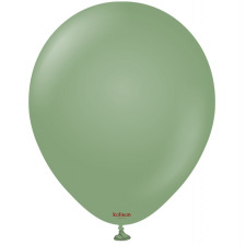 5 Ballons latex Biodégradable Kaki 
