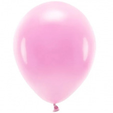 5 Ballons latex biodégradables Rose Clair