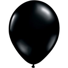 Ballons de baudruche Biodégradable Noir Métallisé (x5)