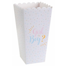 Boîtes à popcorn Boy or Girl (x8)