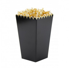 Boîtes à popcorn Noir & Or (x8)