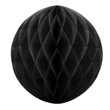 Boule Alvéolée Noir 30 cm 