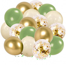 Bouquet de ballons Sauge Green (x17)