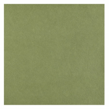 Grandes Serviettes Eco Intissé Vert Olive (x25)