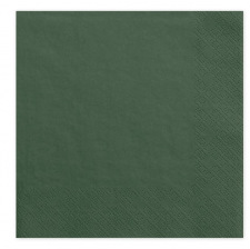 Serviettes en papier Vert Forêt (x20)