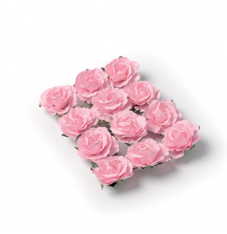 12 Roses à piquer rose| Hollyparty