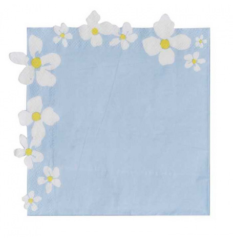 16 serviettes Marguerite - Hello Spring  | Hollyparty