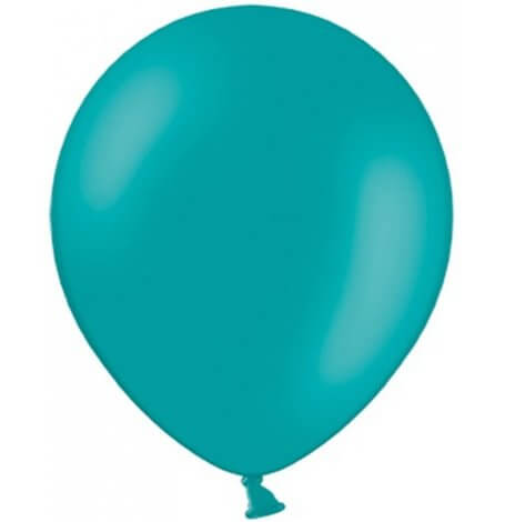 5 Ballons de baudruche Biodégradable Bleu Turquoise| Hollyparty