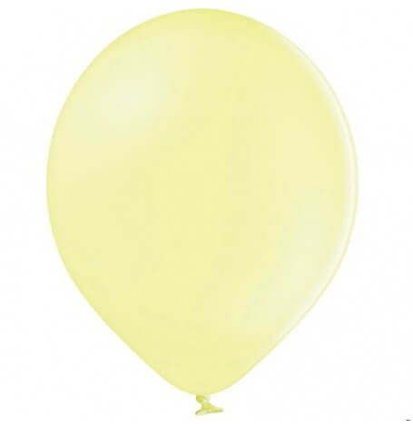 5 Ballons de baudruche Biodégradable Jaune Pastel| Hollyparty