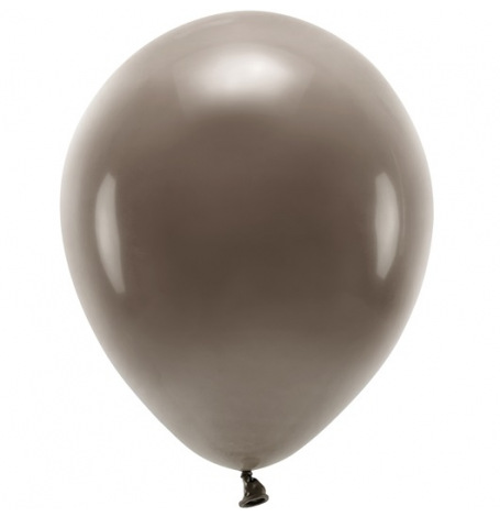 5 Ballons de baudruche biodégradable Marron| Hollyparty