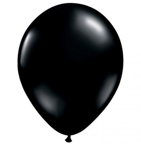 5 Ballons de baudruche Biodégradable Noir| Hollyparty