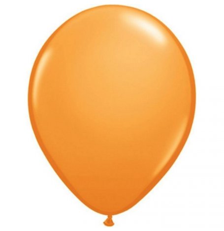 5 Ballons de baudruche Biodégradable Orange | Hollyparty