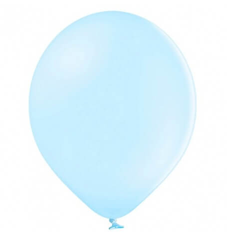 5 Ballons de baudruche Biodégradable Pastel Bleu Clair| Hollyparty