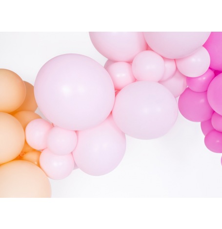 5 Ballons de baudruche Biodégradable Rose Pastel 