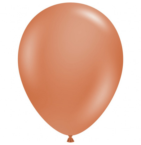 5 Ballons de baudruche biodégradable Terracotta | Hollyparty