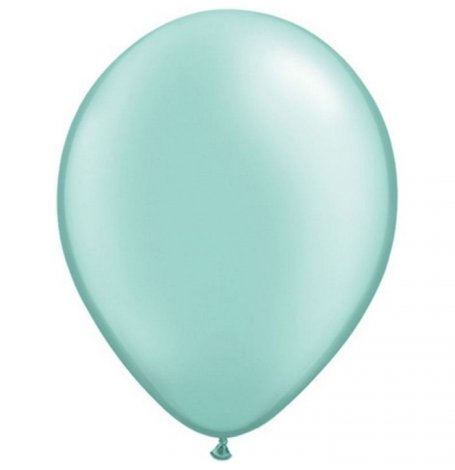 5 Ballons de baudruche Biodégradable Vert d'Eau | Hollyparty