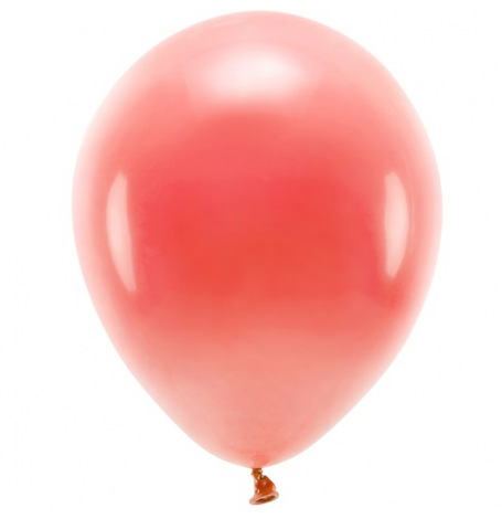 5 Ballons de baudruche biodégradables Corail | Hollyparty