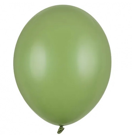 5 Ballons de baudruche Latex Vert Olive | Hollyparty