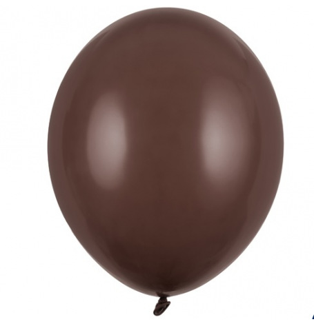 5 Ballons de baudruche Pastel Cacao | Hollyparty
