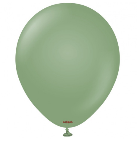 5 Ballons latex Biodégradable Kaki | Hollyparty