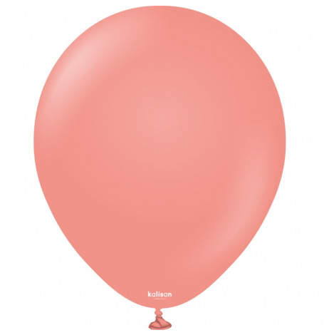 5 Ballons latex biodégradables Corail Pastel| Hollyparty