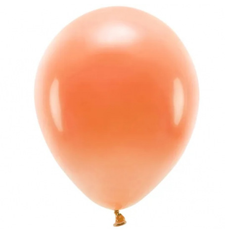 5 Ballons latex biodégradables Orange| Hollyparty