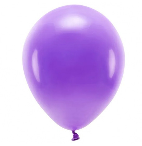 5 Ballons latex biodgradables Violet| Hollyparty
