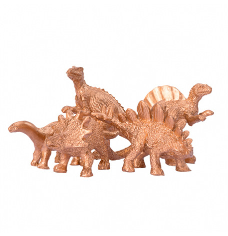 5 Dinosaure Décoratif Or | Hollyparty