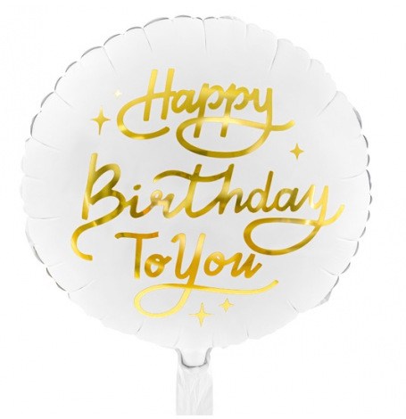 Ballon Mylar Aluminium Happy Birthday to You  | Hollyparty