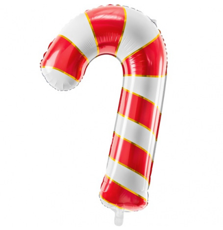 Ballon Mylar Aluminium Sucre d'Orge Rouge | Hollyparty