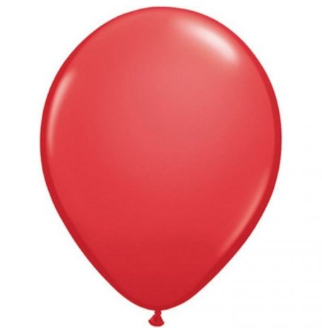 Ballons de baudruche Biodégradable Rouge (x5)| Hollyparty