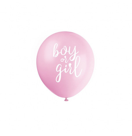 Ballons Gender Reveal Boy or Girl ? (x8)