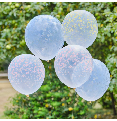 Ballons Transparent Marguerite - Hello Spring