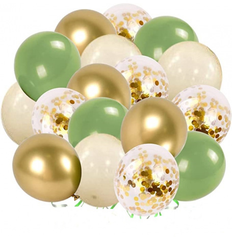 Bouquet de ballons Sauge Green (x17)| Hollyparty