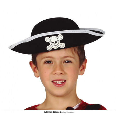 Chapeau Pirate Feutr Enfant | Hollyparty