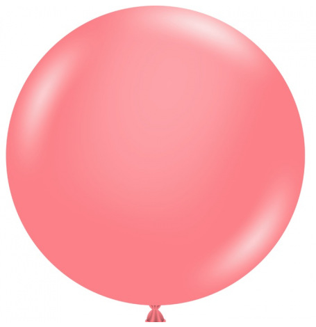 Grand Ballon en latex Corail 43 cm | Hollyparty
