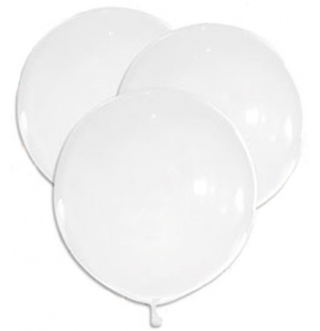 Grand Ballon Latex Blanc | Hollyparty