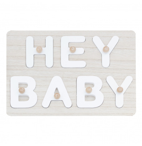 Puzzle livre d'or Hey Baby Bois | Hollyparty