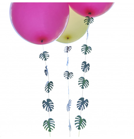 Queue de ballon feuille de palmier  | Hollyparty