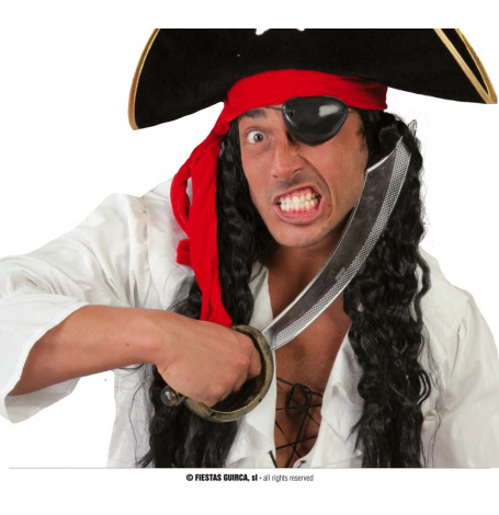 Sabre Pirate 47 cm avec cache oeil | Hollyparty