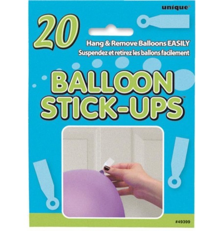 Stickers autocollants pour ballons (x20)