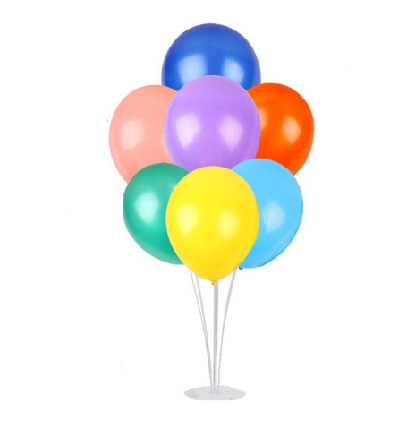 Support plastique pour 10 Ballons 30 cm| Hollyparty
