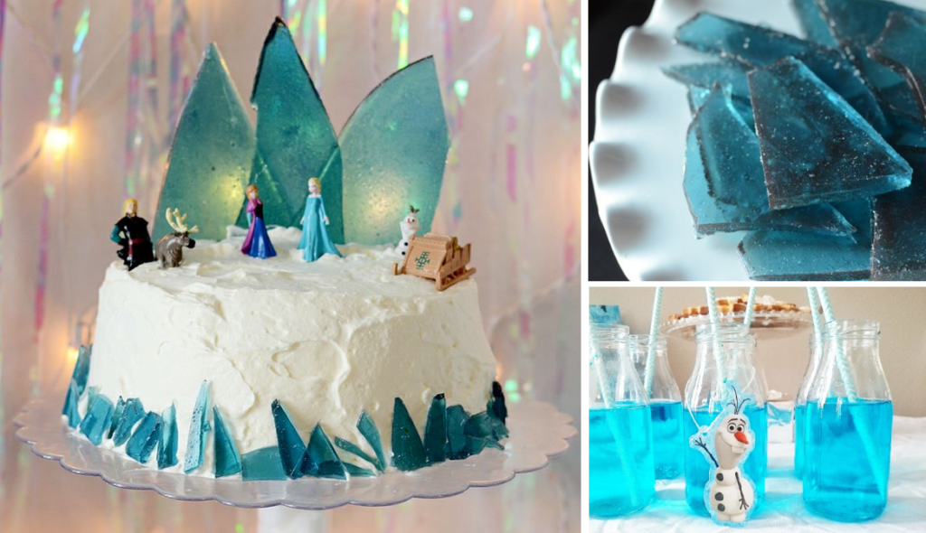 Gâteau d'anniversaire Reine des Neiges sur Moma le Blog