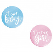 10 Badges Team Girl Team Boy