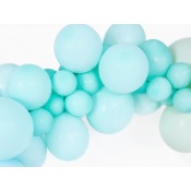 5 Ballons baudruche Biodégradable Vert d'Eau Pastel 