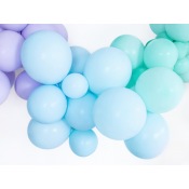 5 Ballons de baudruche Biodégradable Bleu Pastel 