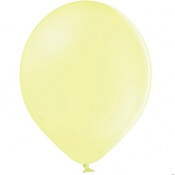 5 Ballons de baudruche Biodégradable Jaune Pastel