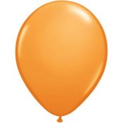 5 Ballons de baudruche Biodégradable Orange Vif